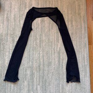 Tiger Mist Black Mesh Bolero